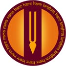 "Tilak Maroon Roman Mantra" T-Shirt
